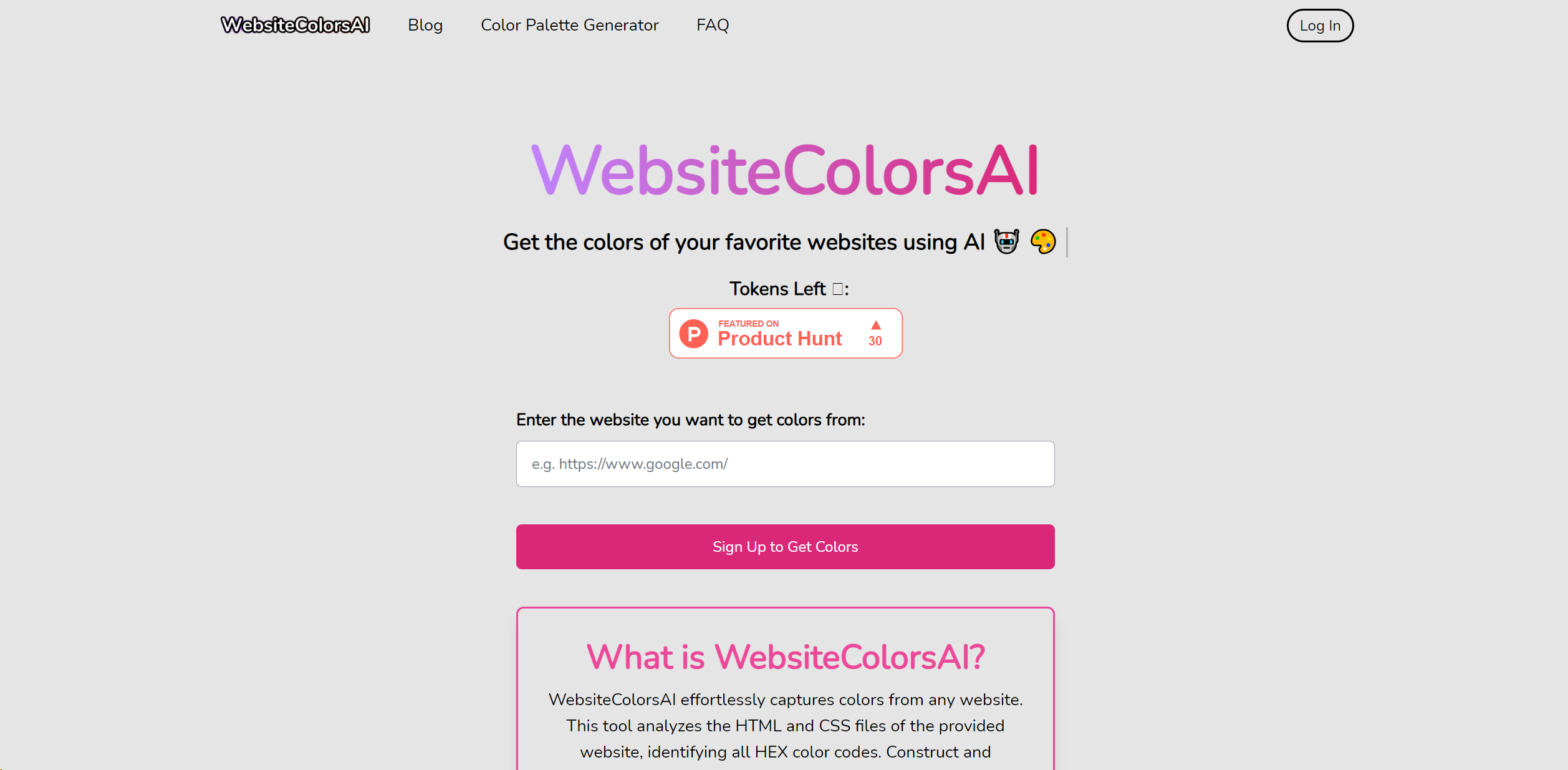 WebsiteColorsAI